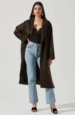Sonoma Oversized Coat 9 Sonoma Oversized Coat -Outlet Cozi Luxe Store ACT16729 DARKESPRESSO 1 NEW