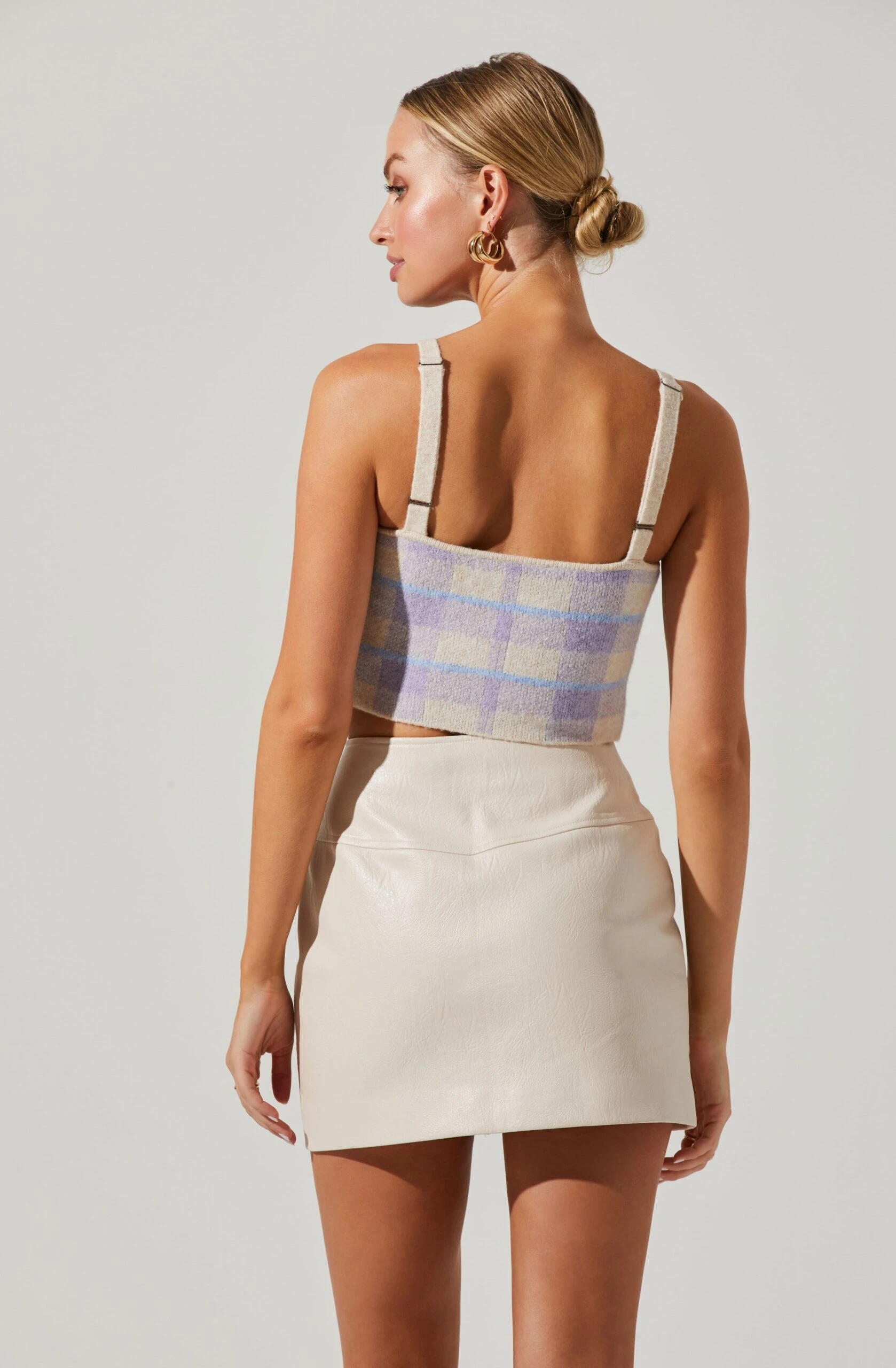 Belmont Plaid Knit Cami 7 Belmont Plaid Knit Cami - Image 5