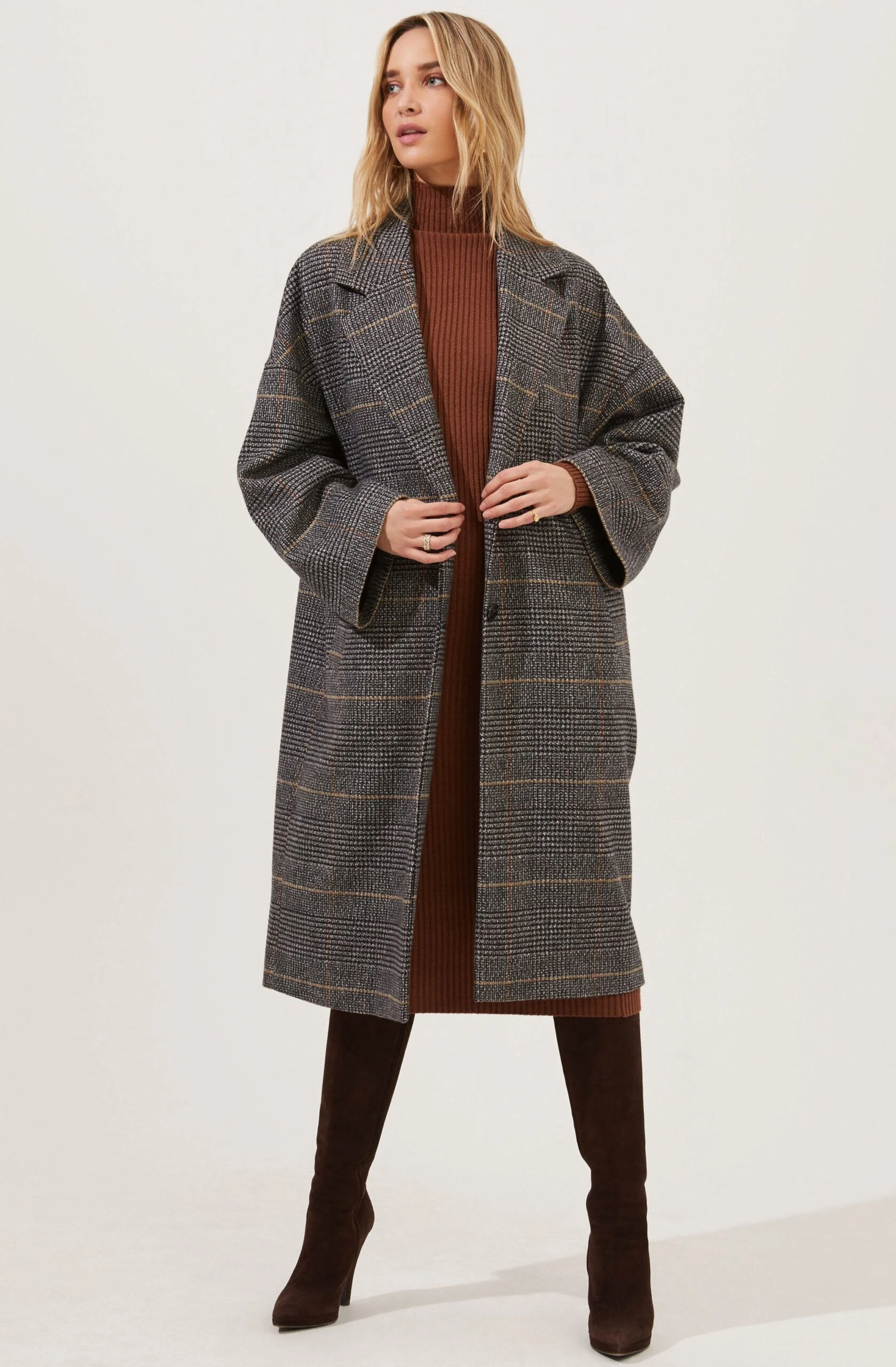 Evanston Plaid Oversized Coat 3 Evanston Plaid Oversized Coat