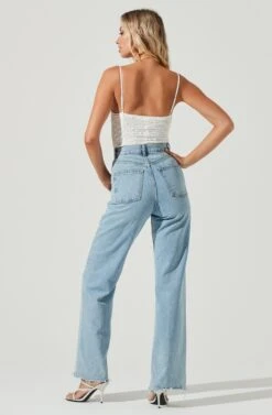 Millbrae Textured Polka Dot Bustier Bodysuit -Outlet Cozi Luxe Store ACT17030 WHITE 3