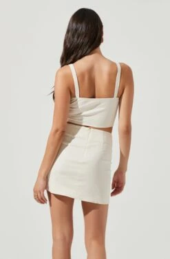 Monet Bustier Top 13 Monet Bustier Top -Outlet Cozi Luxe Store ACT17124C CREAM 4