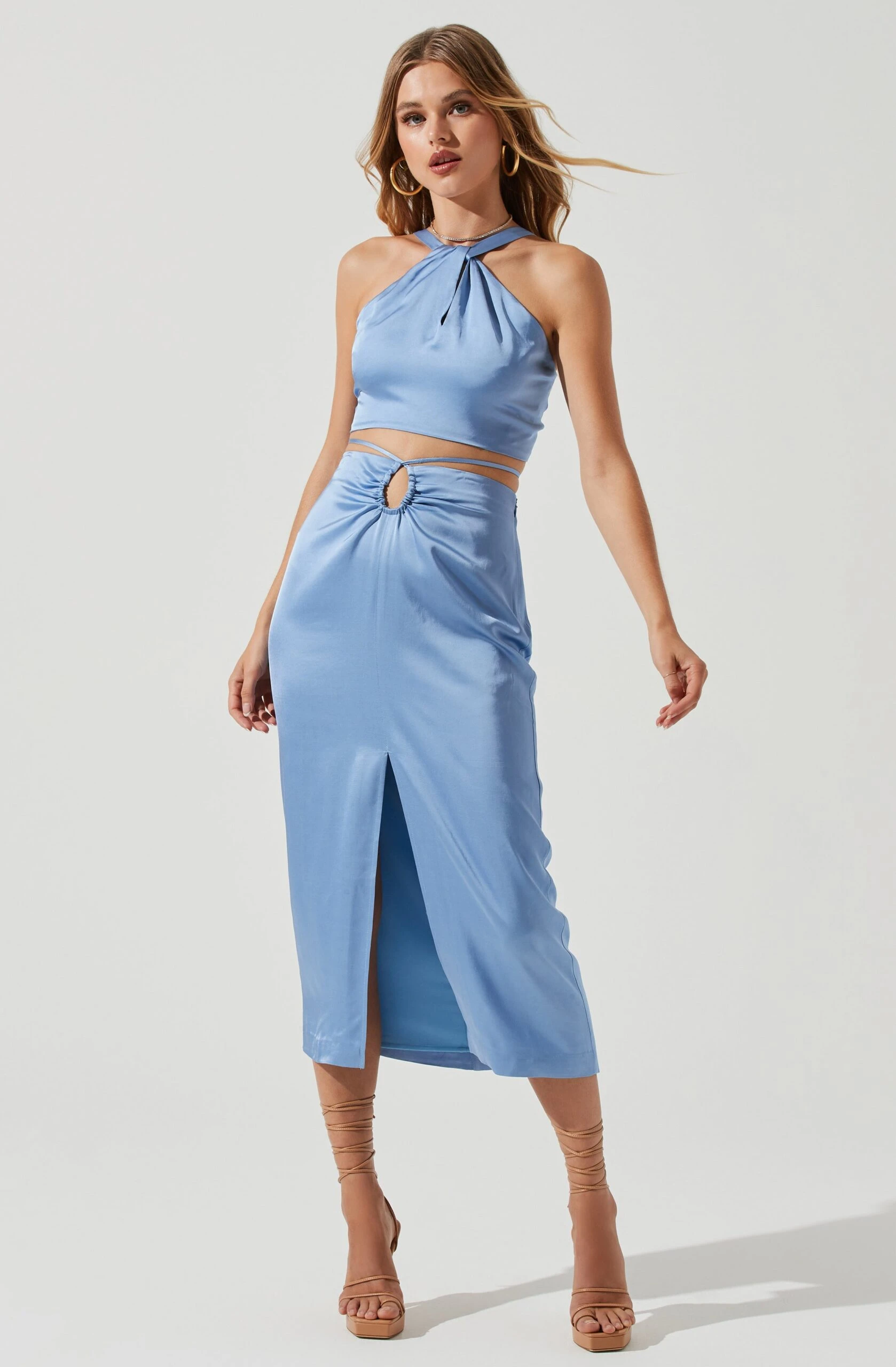 Robin Halter Tie Back Crop Top 6 Robin Halter Tie Back Crop Top - Image 4