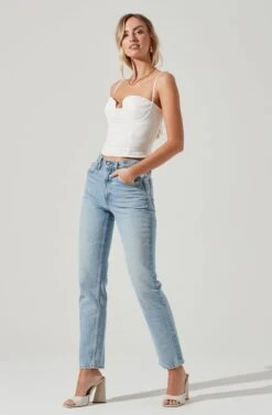 Brixley Underwire Bustier Top 23 Brixley Underwire Bustier Top -Outlet Cozi Luxe Store ACT17260 WHITE 1375