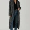 Morana Oversized Boucle Coat -Outlet Cozi Luxe Store ACT17315 BLACKBOUCLE 1