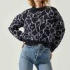Saira Abstract Floral Sweater