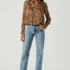 Yesenia Abstract Print Button Down Top -Outlet Cozi Luxe Store ACT17347 BROWNIVORYMULTI 1029 84cd081b 34d4 4ad6 b01e bd2258b6e293