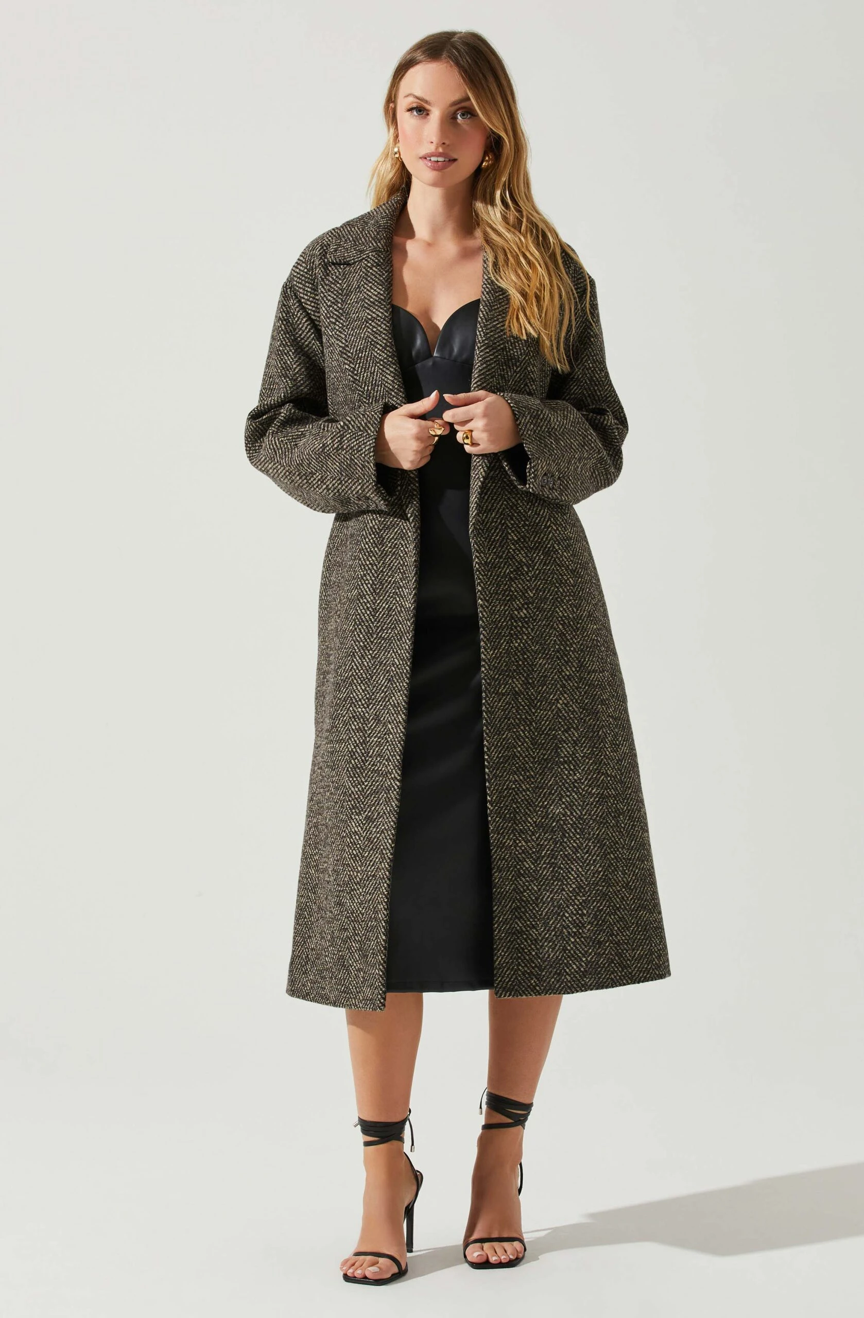 Rhodes Herringbone Tie Waist Coat 3 Rhodes Herringbone Tie Waist Coat