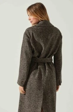 Rhodes Herringbone Tie Waist Coat 12 Rhodes Herringbone Tie Waist Coat -Outlet Cozi Luxe Store ACT17355B BLACKBROWNMULTI 5