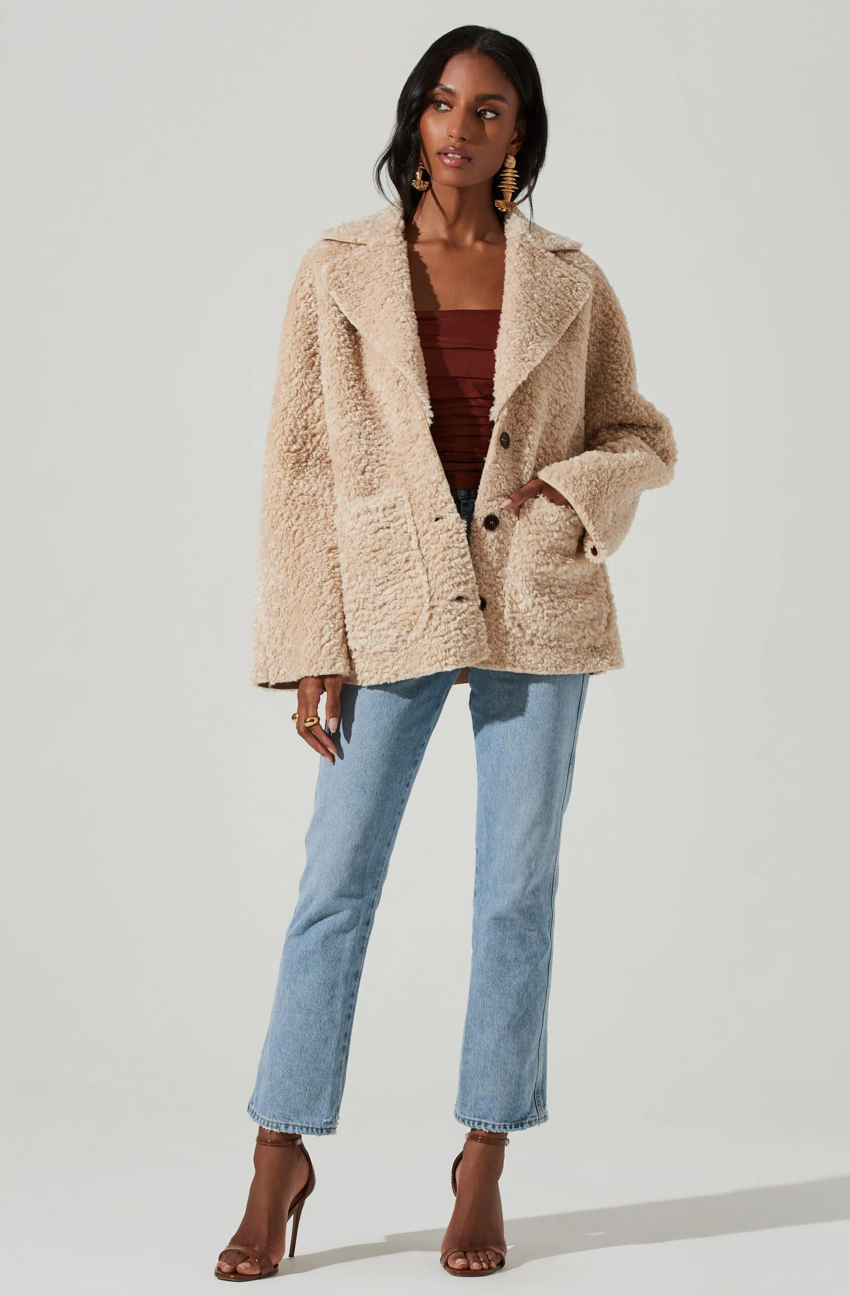 Willow Faux Shearling Coat 6 Willow Faux Shearling Coat - Image 4