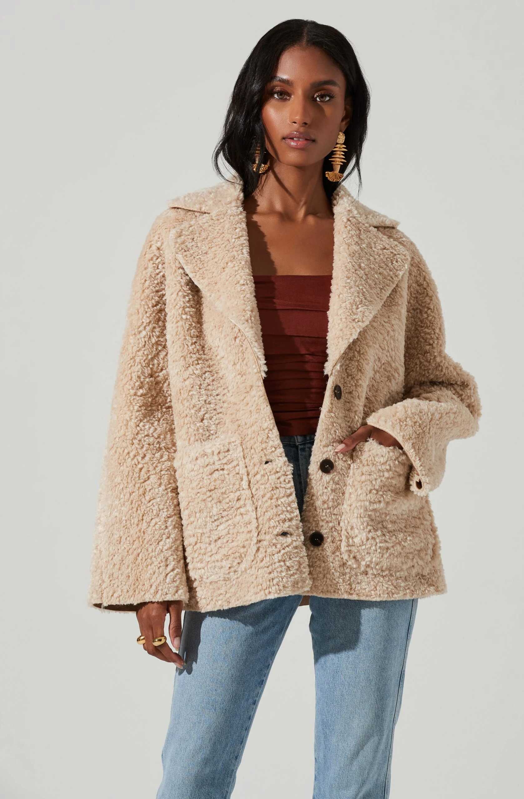 Willow Faux Shearling Coat 3 Willow Faux Shearling Coat