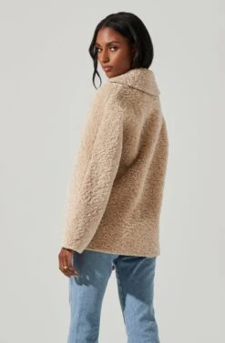 Willow Faux Shearling Coat 13 Willow Faux Shearling Coat -Outlet Cozi Luxe Store ACT17357 NATURAL 5