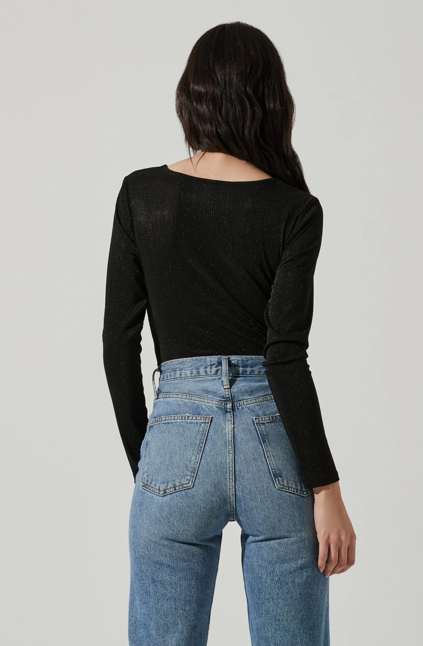 Reese Metallic Twist Front Bodysuit 14 Reese Metallic Twist Front Bodysuit - Image 12