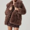 Hadley Faux Fur Coat -Outlet Cozi Luxe Store ACT17441 MOCHAMAUVE 4