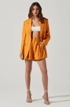 Laudine Blazer -Outlet Cozi Luxe Store ACT17526L MUSTARD 1