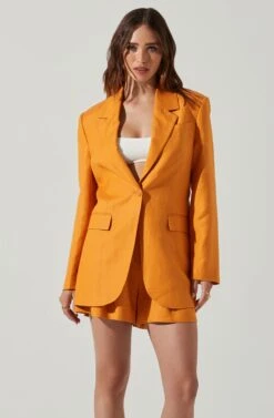 Laudine Blazer -Outlet Cozi Luxe Store ACT17526L MUSTARD 4