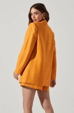 Laudine Blazer -Outlet Cozi Luxe Store ACT17526L MUSTARD 5