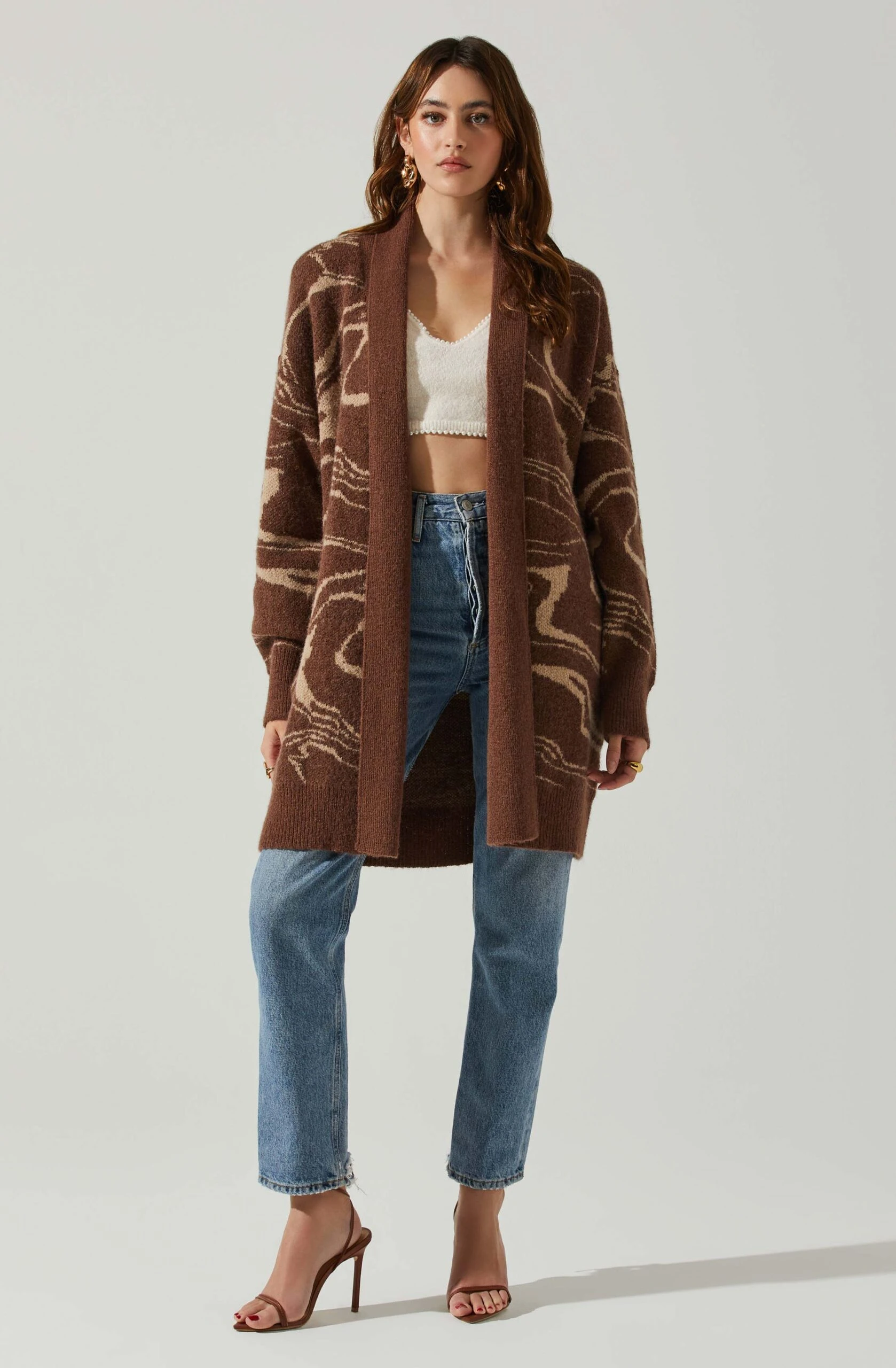 Vada Abstract Swirl Oversized Sweater 4 Vada Abstract Swirl Oversized Sweater - Image 2