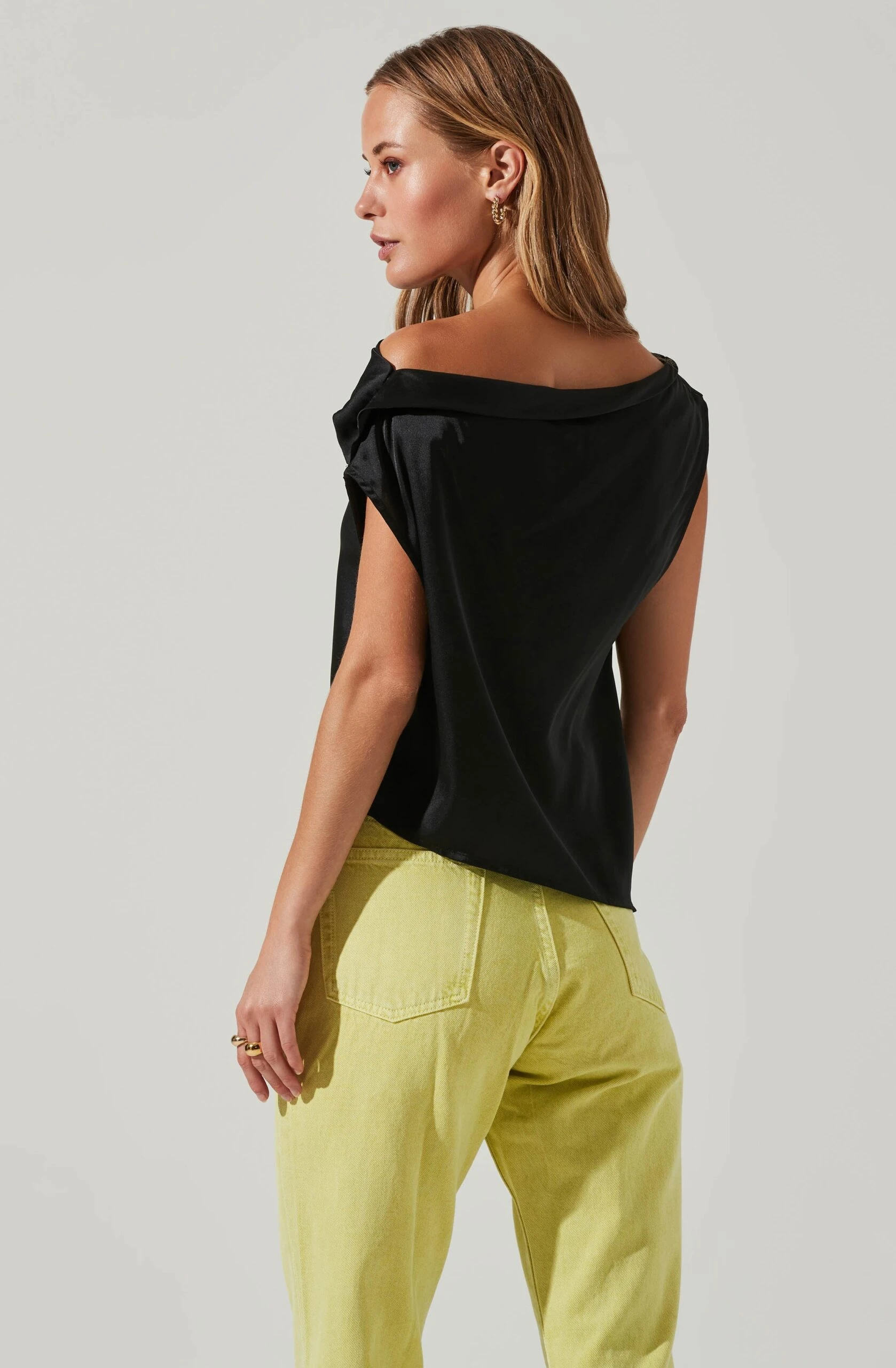 Ceres Satin Off Shoulder Top 18 Ceres Satin Off Shoulder Top - Image 16