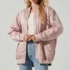 Torin Bomber Jacket -Outlet Cozi Luxe Store ACT17705 LIGHTPINK 2