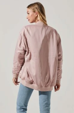 Torin Bomber Jacket -Outlet Cozi Luxe Store ACT17705 LIGHTPINK 4