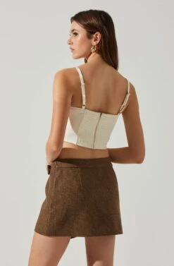 Janet Ruched Bustier Top 25 Janet Ruched Bustier Top -Outlet Cozi Luxe Store ACT17810 CHAMPAGNE 5