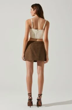 Janet Ruched Bustier Top 24 Janet Ruched Bustier Top -Outlet Cozi Luxe Store ACT17810 CHAMPAGNE 6