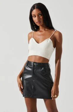 Kira Pearl Embellished Sweater Top -Outlet Cozi Luxe Store ACT17886 CREAM 4