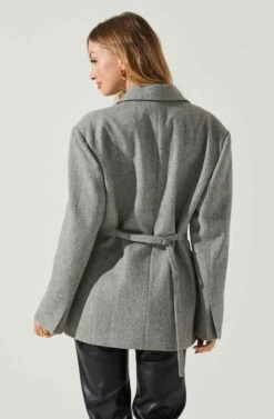 Galilea Oversized Blazer -Outlet Cozi Luxe Store ACT17892 GRAY 5