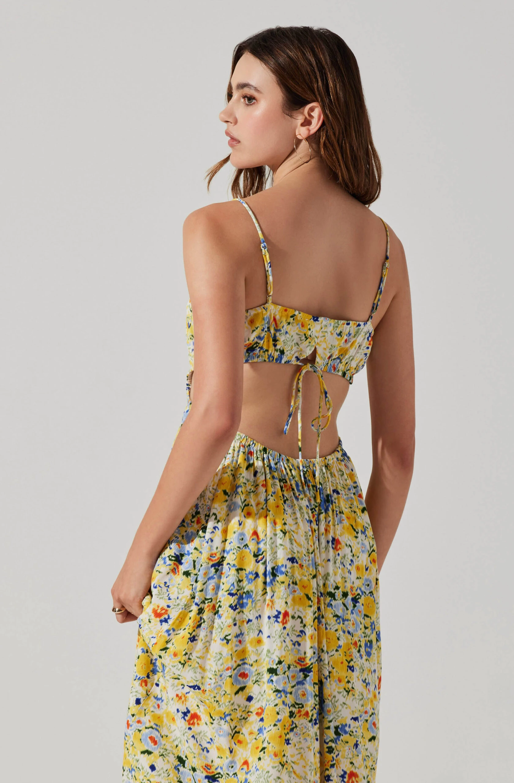 Open Back Floral Midi Dress 13 Open Back Floral Midi Dress - Image 11