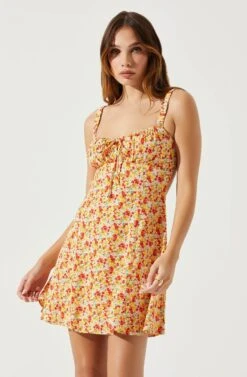 Sweetheart Neck Open Back Mini Dress -Outlet Cozi Luxe Store ADR101821 YELLOWREDDITSY 4
