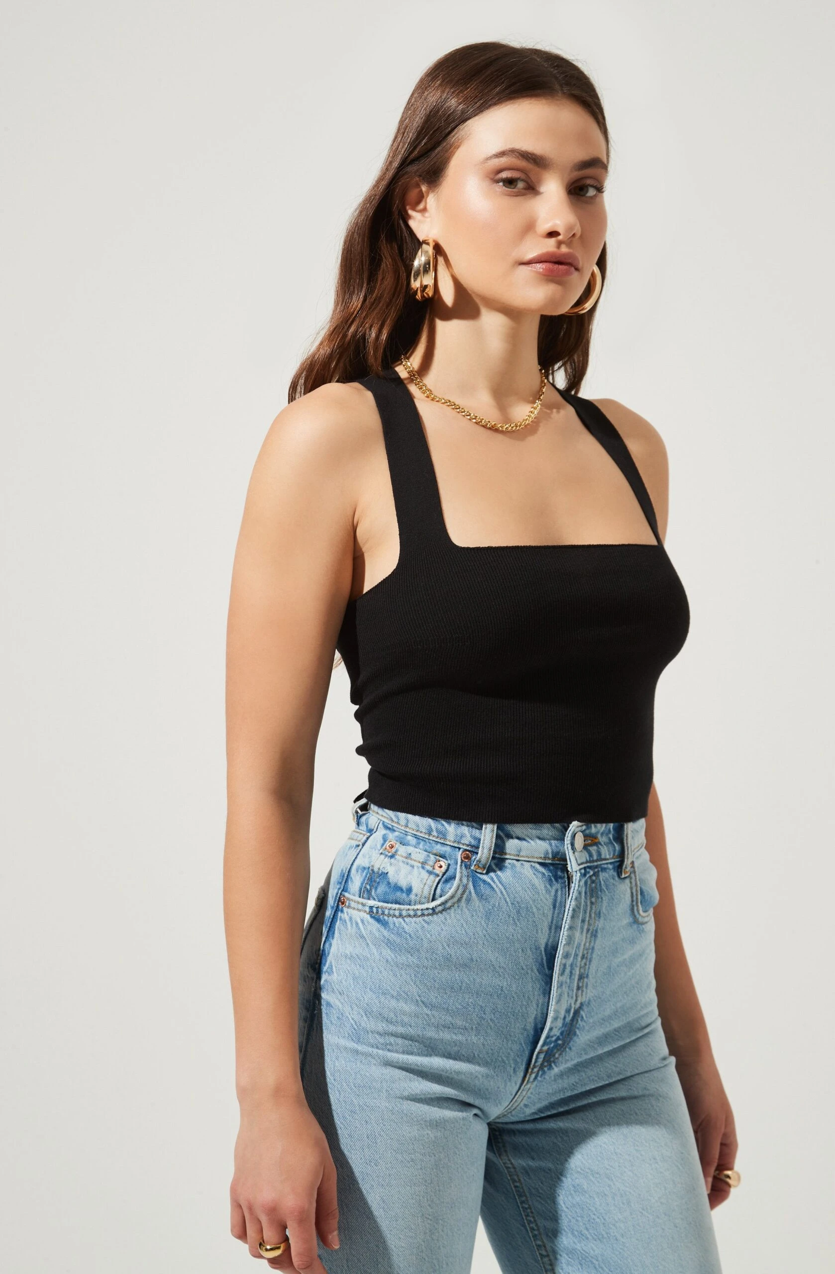 Varley Square Neck Cross Back Top 6 Varley Square Neck Cross Back Top - Image 4