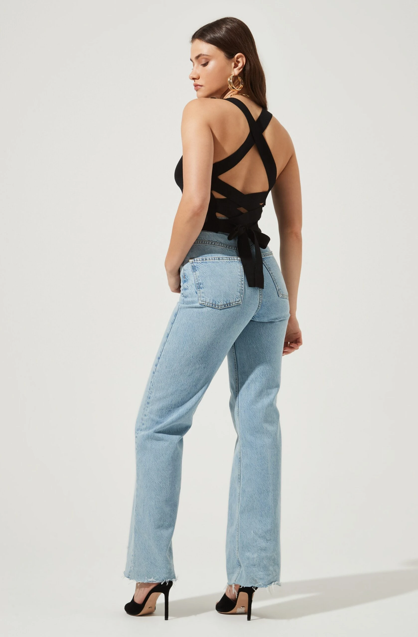 Varley Square Neck Cross Back Top 5 Varley Square Neck Cross Back Top - Image 3