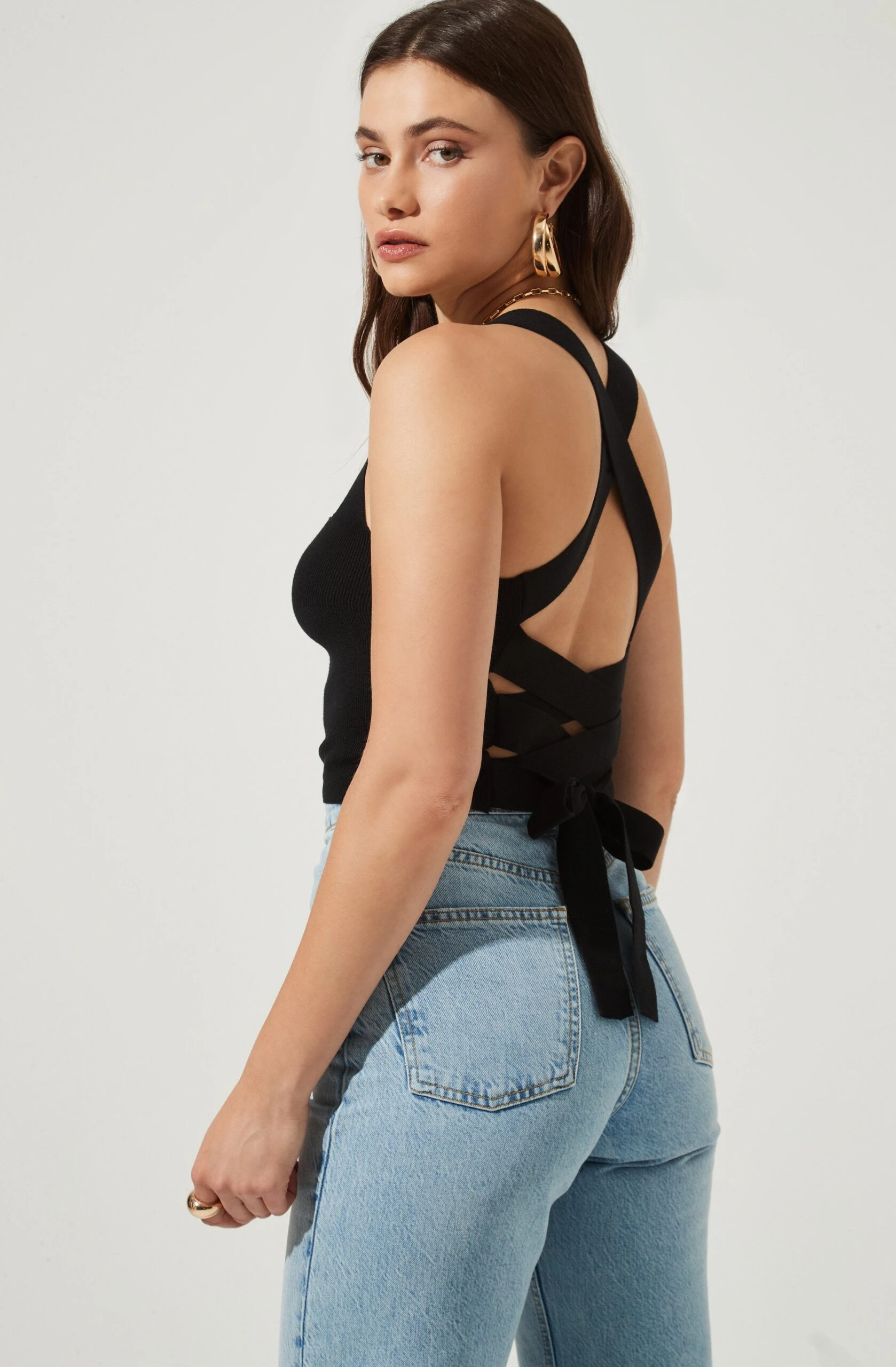 Varley Square Neck Cross Back Top 3 Varley Square Neck Cross Back Top