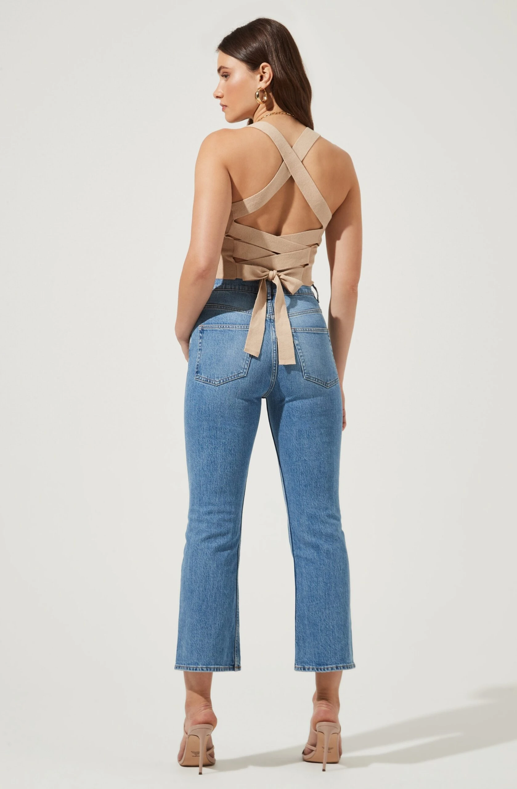 Varley Square Neck Cross Back Top 9 Varley Square Neck Cross Back Top - Image 7