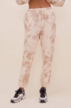 In The Clouds Tie Dye Sweatpant -Outlet Cozi Luxe Store AP7198 TAUPETIEDYE 6