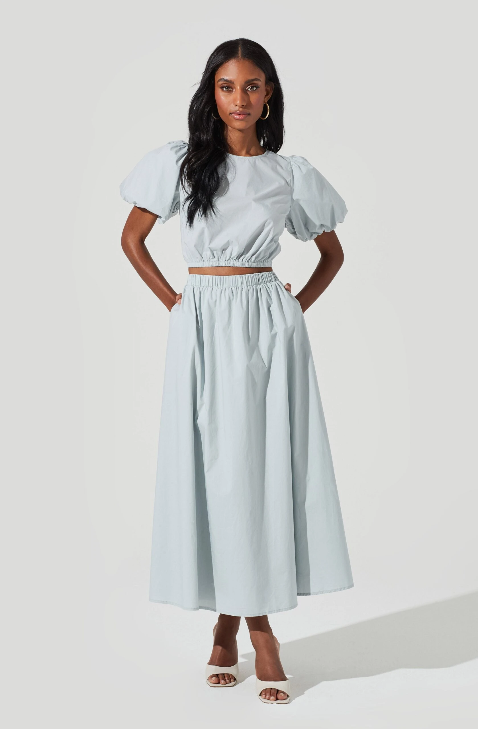 Poplin Midi Skirt 3 Poplin Midi Skirt