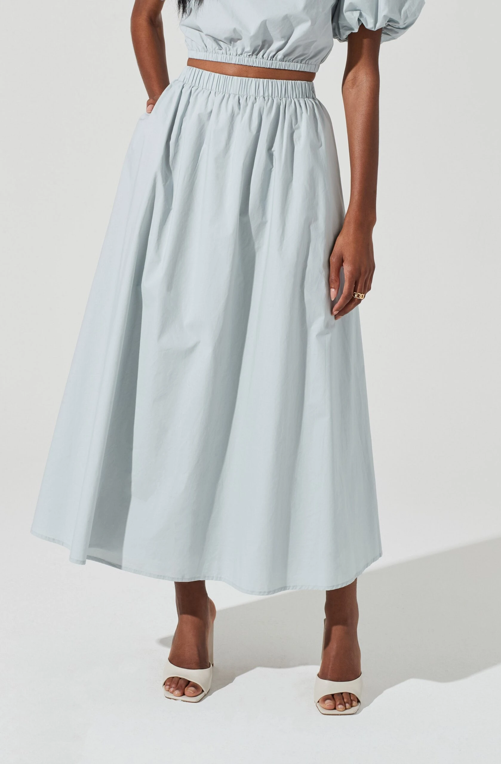 Poplin Midi Skirt 4 Poplin Midi Skirt - Image 2