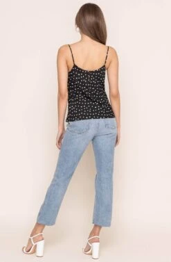 Cowl Drape Cami -Outlet Cozi Luxe Store AT15035D BLACK DOT 4A 430e0d92 92ab 4cbb aea5 65519fce013a