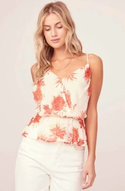 Strappy Floral Cami