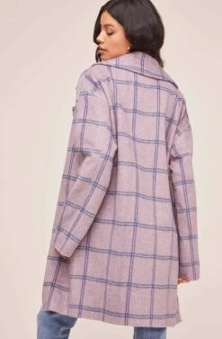 Cozy Coat 15 Cozy Coat -Outlet Cozi Luxe Store AT15630 PURPLE BLUE PLAID 6