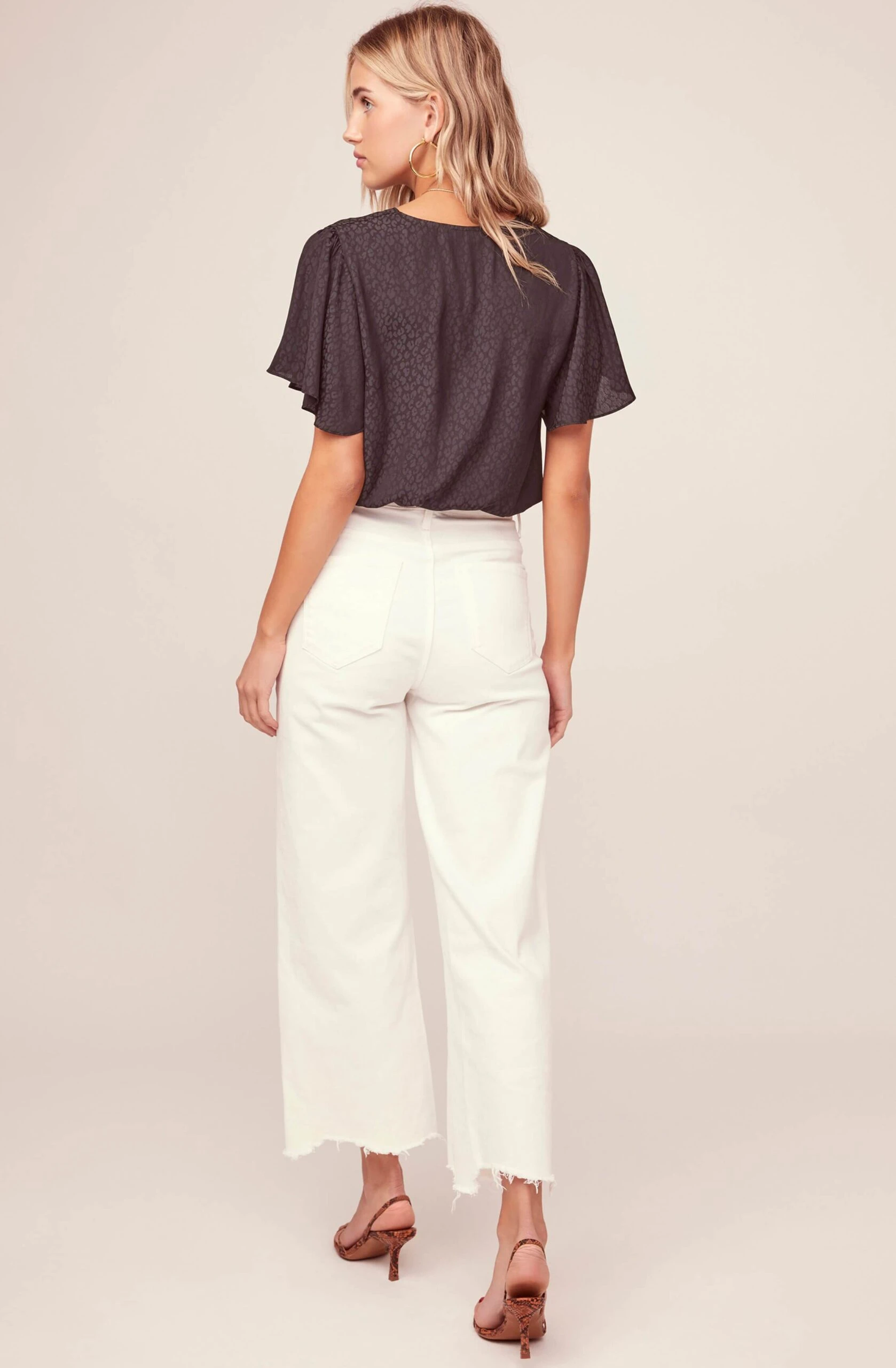 Jacquard Surplice Top 6 Jacquard Surplice Top - Image 4