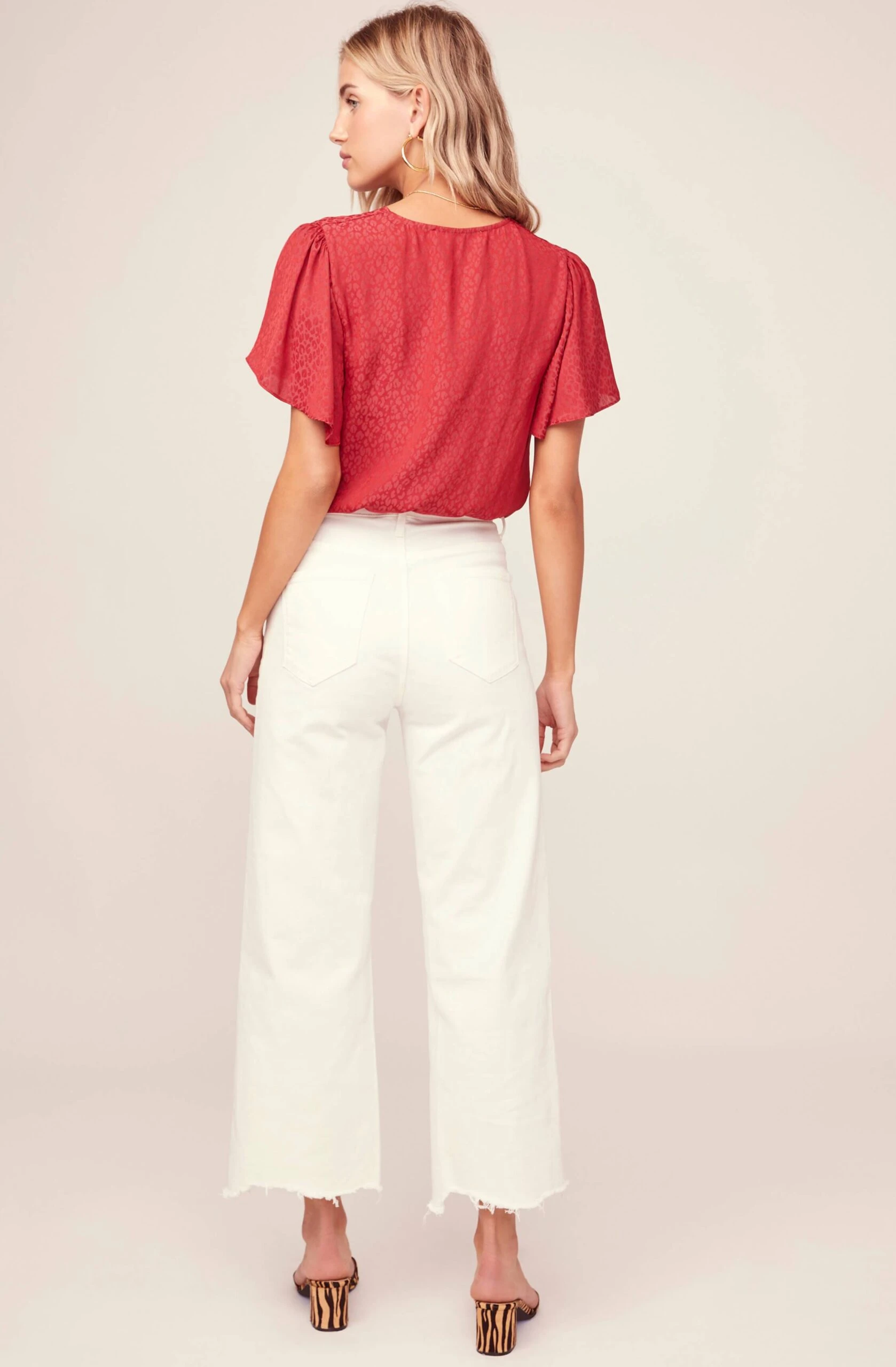 Jacquard Surplice Top 11 Jacquard Surplice Top - Image 9