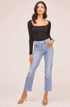 Raegan Bodysuit 25 Raegan Bodysuit -Outlet Cozi Luxe Store AT15694 BLACK 1