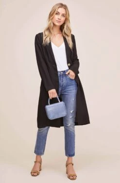 Reede Jacket -Outlet Cozi Luxe Store AT15805 BLACK 1