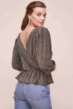 Reversible Peplum Top