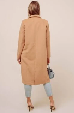 Jeane Coat -Outlet Cozi Luxe Store AT15904 CAMEL 5