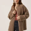 Oversized Teddy Coat -Outlet Cozi Luxe Store AT16051 CAMEL 2