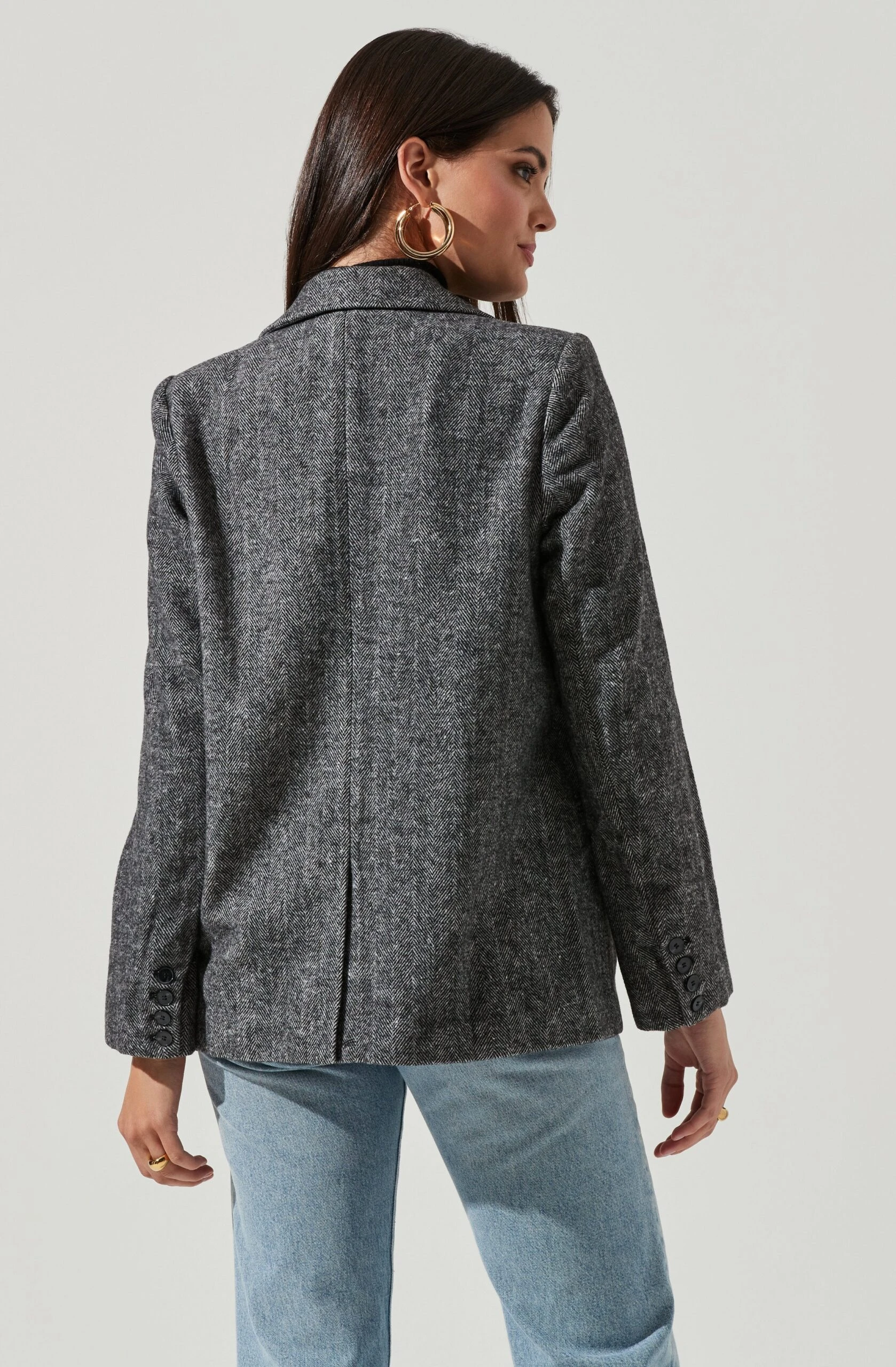 One Button Blazer 6 One Button Blazer - Image 4