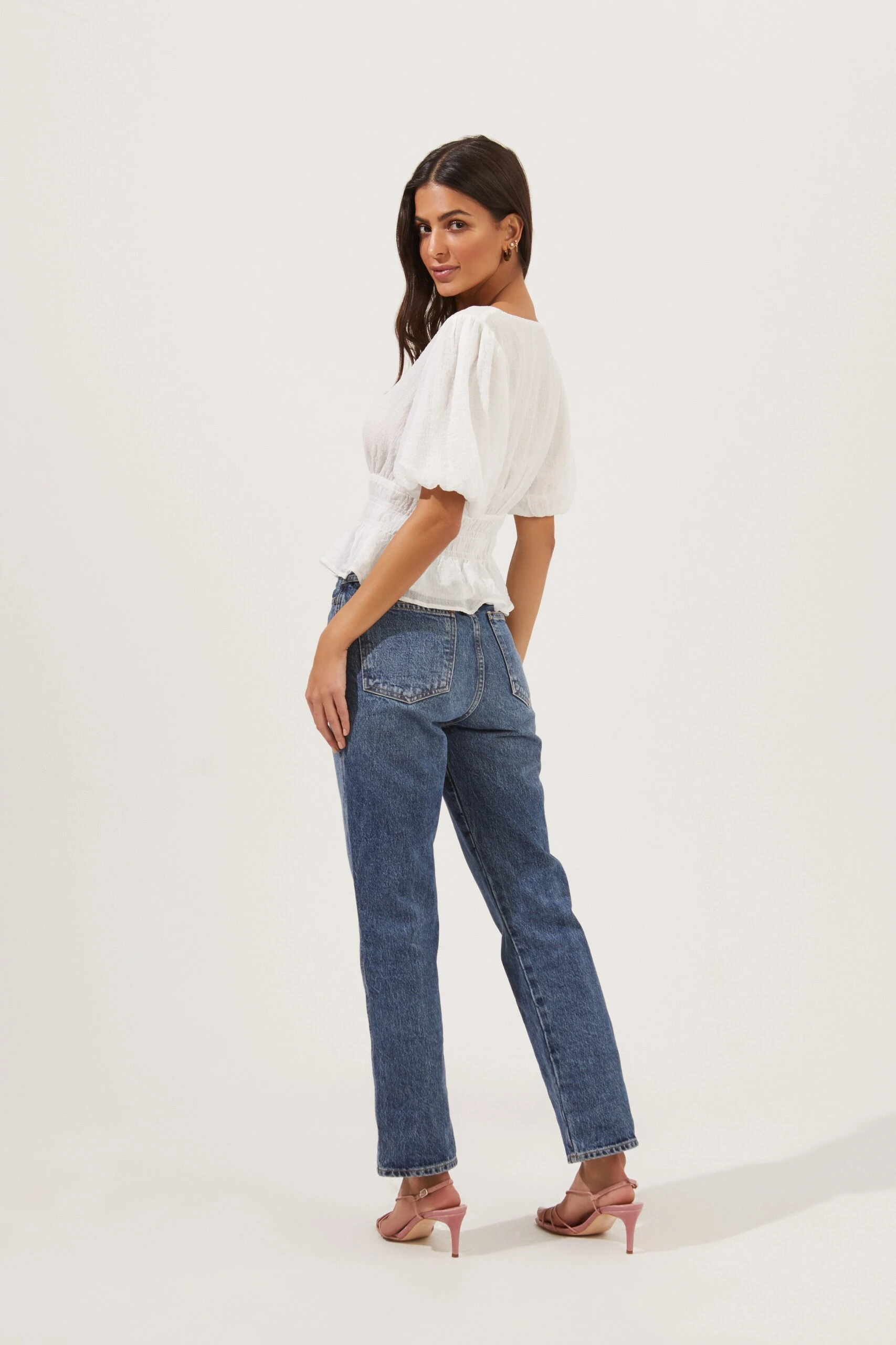 Bubble Sleeve Smocked Top 6 Bubble Sleeve Smocked Top - Image 4