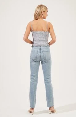 Ruched Cami -Outlet Cozi Luxe Store AT16731 BLUEMULTIDITSY 4